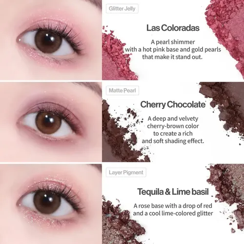 Unleashia Glitterpedia Eye Palette Maquillaje Sombras Ojos No. 5 All Of Dusty Rose
