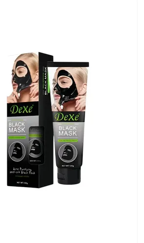 Mascarilla facial para piel normal Dexe Mascarillas Black Mask 120g y 120mL
