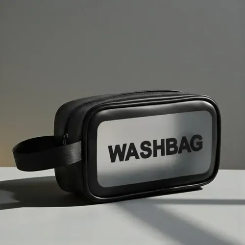 Neceser Viaje Maquillaje Portacosméticos Washbag Negro Mediano 25×8.5xh14.5