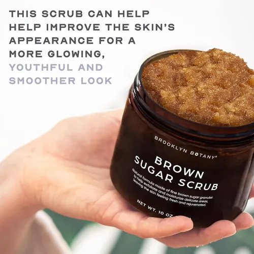 Exfoliante Corporal Con Azúcar Moreno Brooklyn Botany, 8 Onz