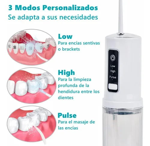 Irrigador Bucal Inalámbrico Portátil,hilo Dental De Qha