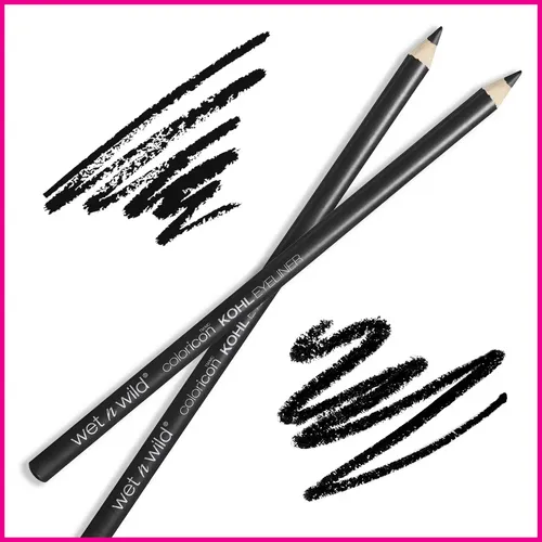 Wet n Wild Lapiz Delineador de Ojos Color Icon Kohl Liner Color Negro Baby’s Got Black