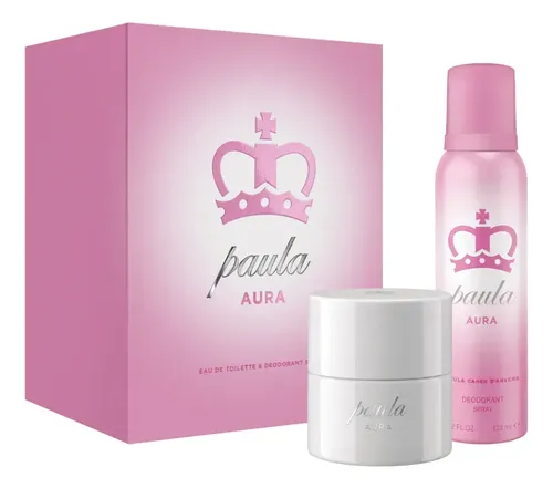 Set Perfume Paula Aura X 60 Ml + Deo X 123ml