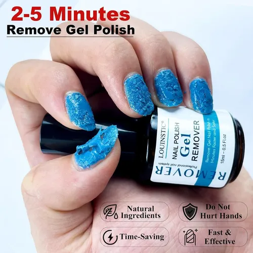 Removedor Gel Para Uñas Louinstic N19 15 Ml Sin Acetona