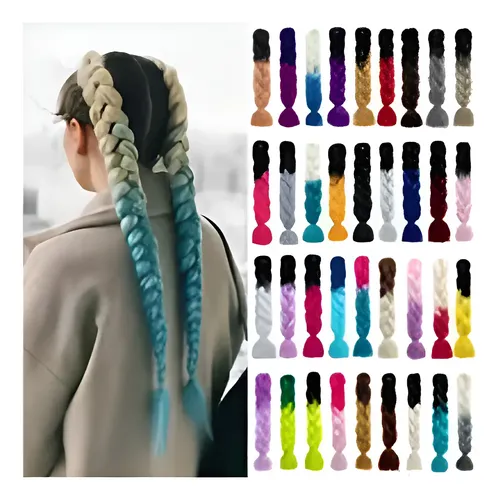 Extensiones Pelo Kanekalon Para Trenzas Africanas Degrade