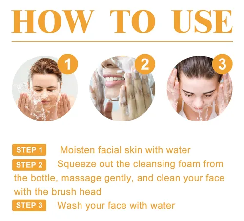 Hoygi Gel De Limpieza Facial Con Cúrcuma, Limpieza Profunda