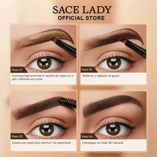 Gel Of Cejas Sace Lady 3d, Impermeable Cream For Cejas