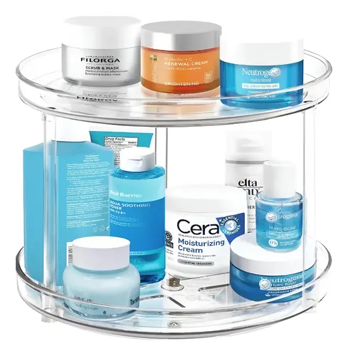 Organizador Maquillaje Gira 360* Acrílico Bijouterie