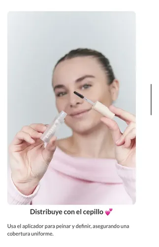Gel Máscara Para Cejas Mely Transparente Efecto Laminado