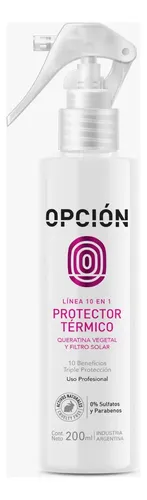 Protector Térmico 10 En 1 Opción Queratina Y Filtro Solar