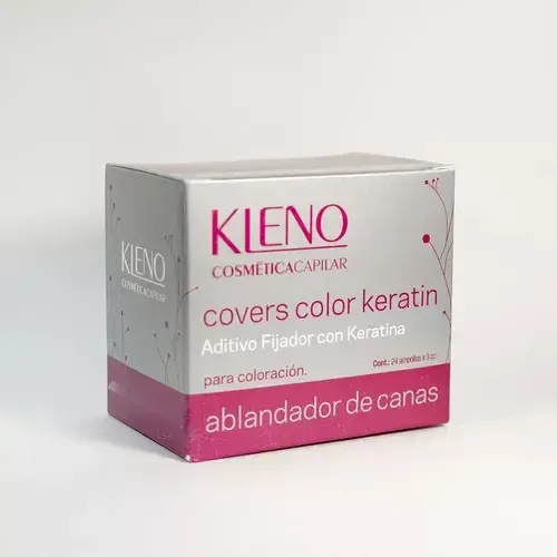 Kleno Ablandador De Cana Fijador Color Keratina X24 Ampollas