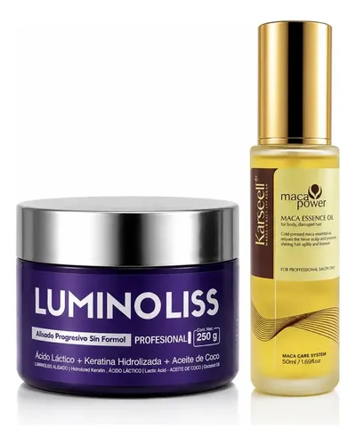 Alisado Lumino Liss 250ml+serum Karseell Originales