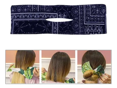 Bandas Para El Pelo De Bollo De Moda Para Mujer, I