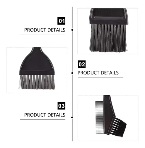 Kit De 3 Brochas Para Pintar Teñir Cabello Peluquería