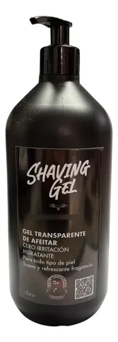 Gel De Afeitar Shaving Transparente Barber The Gentlemen 1lt