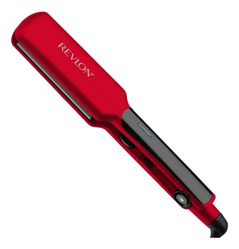 Plancha De Pelo Revlon 220° Placas 4.5 Cm. Recub Titanio Color Rojo