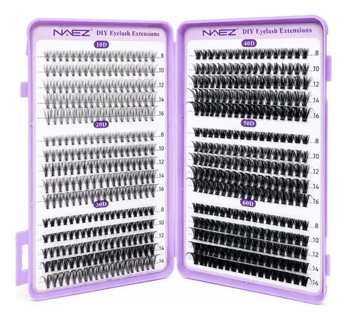 Pestañas Postizas Tipo Extensión Naez Volumen Graduable Diy