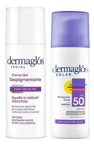Dermaglós Combo Crema Despigmentante+protector Solar Facial