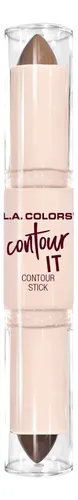L.a. Colors Stick De Contorno Facial Doble Cara Tan/deep