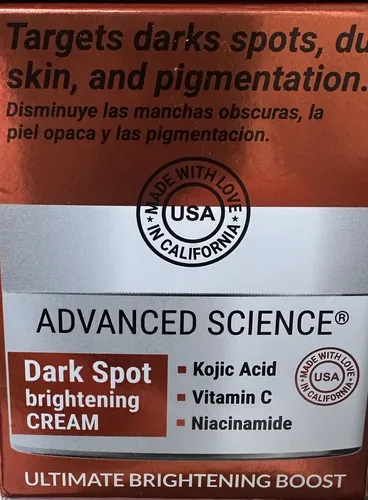 Crema Iluminadora De Manchas Advanced Science Ácido Kójico