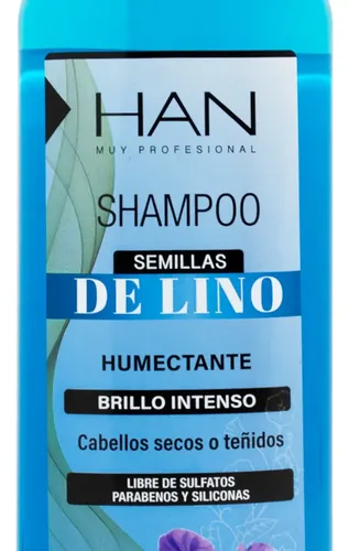 Han Semillas De Lino Shampoo Humectante Brillo Cabello Seco