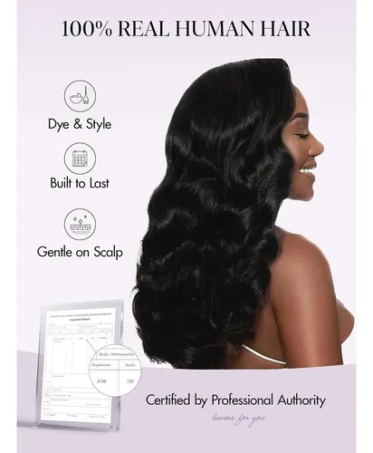 Cabello Humano Virgen Luvme 18 In Body Wave 1 Mechón 100%