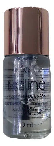 Esmalte Hipoalergénico Meliné Común X 9ml Larga Duración Color top coat