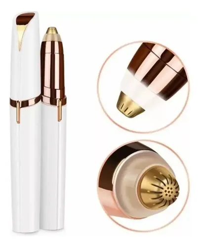 Depiladora Electrica Vello Cejas Facial Recargable Usb Rosa