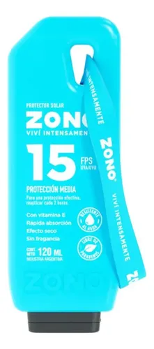 Zono Crema Protectora Solar Fps 15 C/vitamina E 120ml