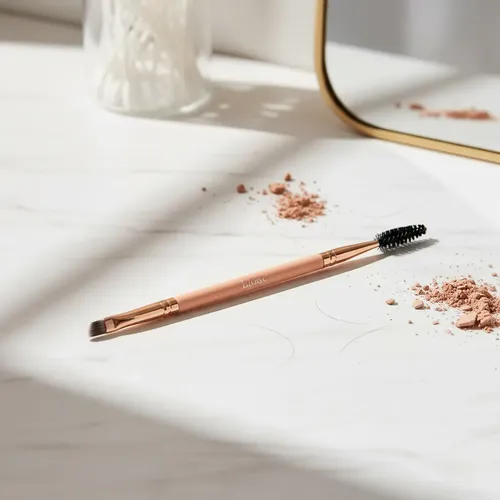 Pincel Doble Punta P/ Maquillaje De Cejas Delineado Eloise