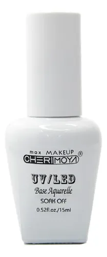 Base Aquarelle Cherimoya 15ml Para Uñas Semipermanentes Color Transparente