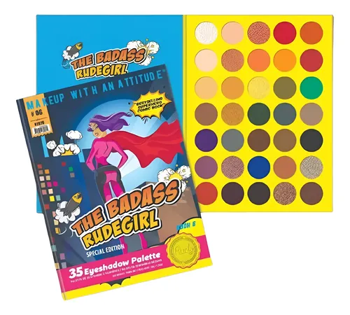 Paleta De 35 Sombras Para Ojos Book 6 The Badass Rudegirl Ru