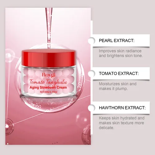 Hidratante Facial En Cápsula De Tomate Hoygi Para Hidratar Y
