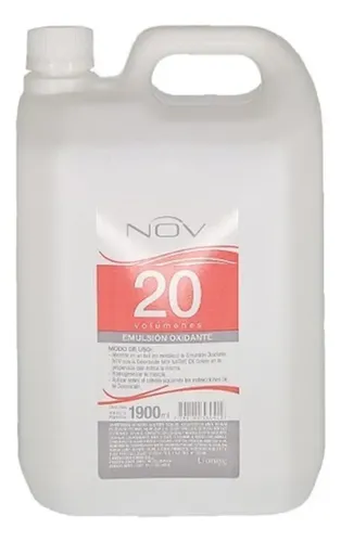 Agua Oxigenada 20-30-40 Vol Peluquería Profesional Nov 2 Lts Tono Sin Tono