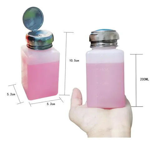 Botellas De Bombeo Para Desmaquillar, 4 Unidades, 200 Ml