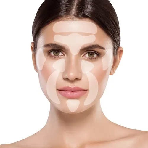 18 Parches Faciales Reutilizables Rostro Antiedad Cuello