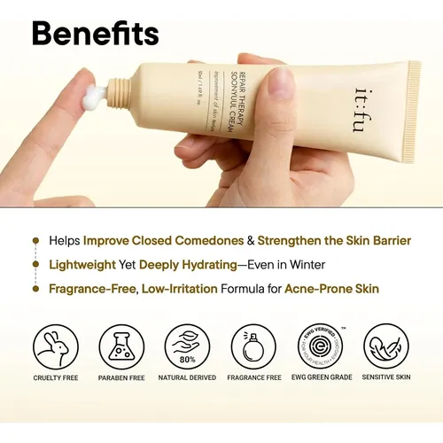 Crema Para Comedones Y Acné Soonyuul Con Niacinamida