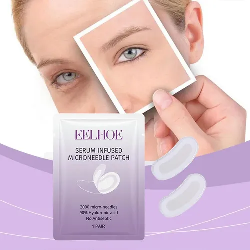 Parche De Ojos Con Microagujas De Colágeno, Máscara De Ojos