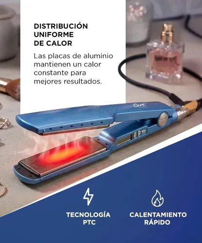 Planchita De Pelo Care By Gadnic Control Digital Temperatura Calentamiento Rápido