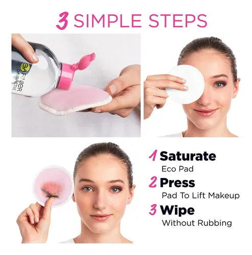 Toallitas Limpiadoras De Piel Garnier Micellar Eco Pads, Reu
