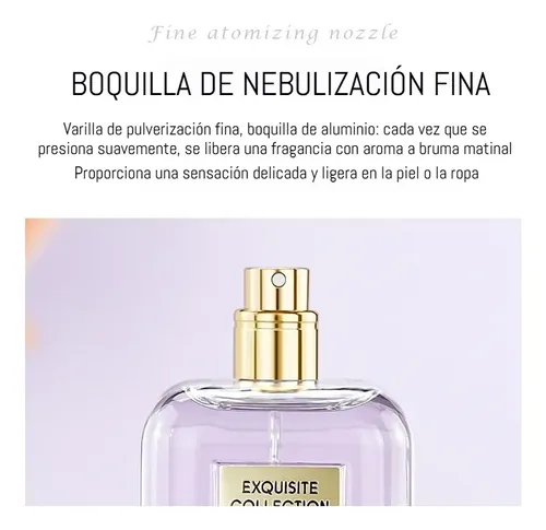 Perfume Viverol Exquisite Collection 75 Ml Mujer Parfum Acorde Frutal Y Floral Perfume Original Auténtico Caja Regalo