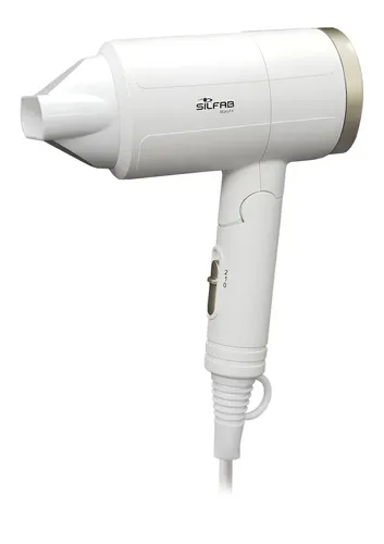 Secador De Pelo Mini White Dual Silfab By-573d Color Blanco