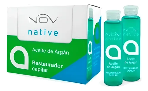 Ampollas Nov Aceite De Argan Reestructurante Hidratante X12