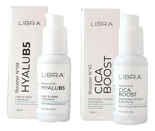 Booster Cica Boost 50ml + Booster Hyalub5 50ml Libra