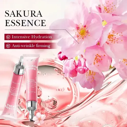 Crema Contorno Ojos Coreana Sakura Colágeno Sadoer