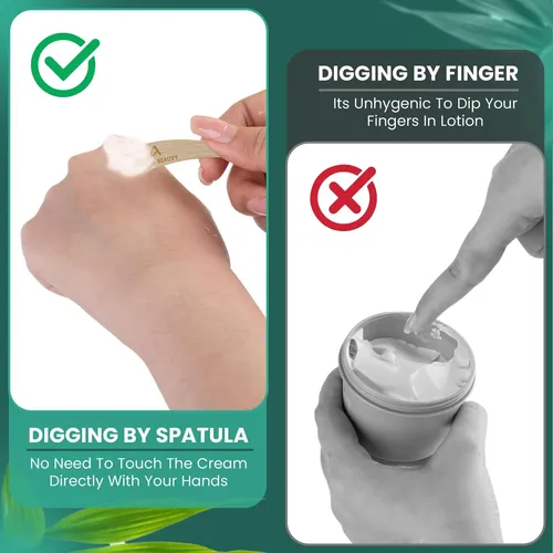 Espátula Cuchara Para Maquillaje Facial Cosmético Pack De 50
