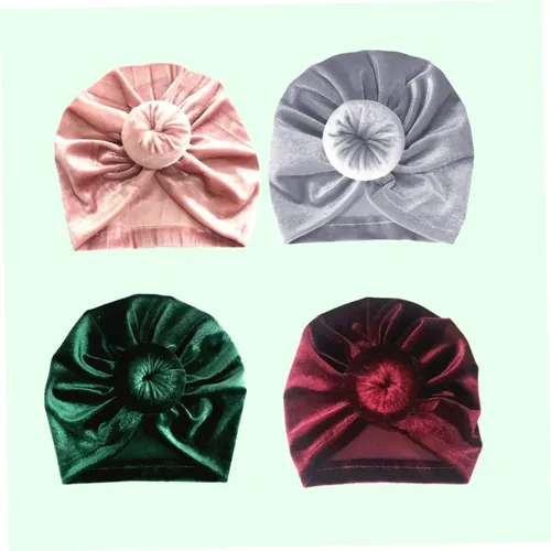 Good 4piezas Gorro Turbante For Niño Niña Accesorios