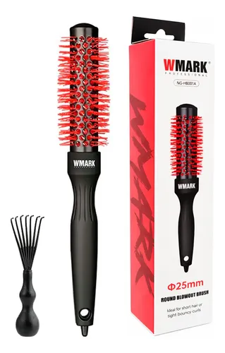 Cepillo Redondo Térmico Para Cabello 25mm Peluquería Wmark