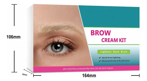 Kit Aclarador De Cejas Natural Soft Finish Salon .