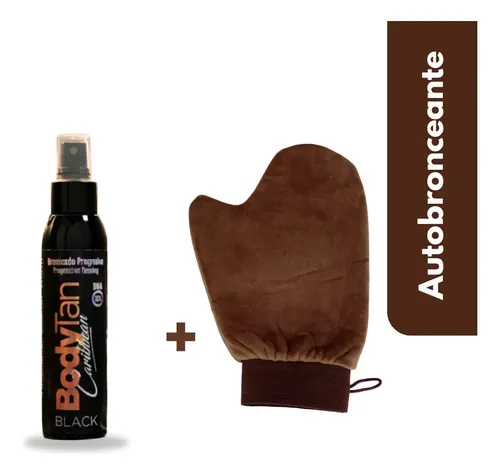 Kit Autobronceante Bodytan Black 120 Ml+ Guante Aplicador